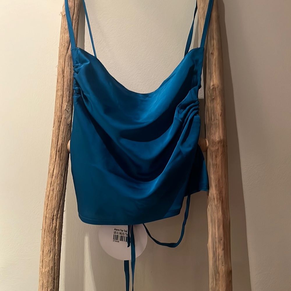 Super cute blue crop top, from Princess Polly
